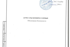 Обоснование безопасности